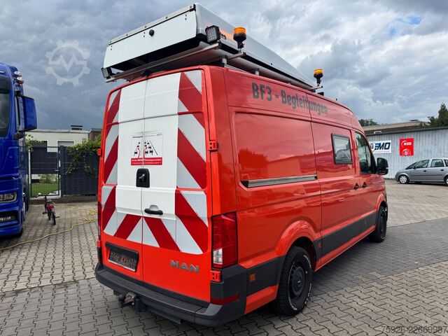 Kastenwagen hoch MAN TGE 3.180 BF 3+ Begleitfazreug mit Bett