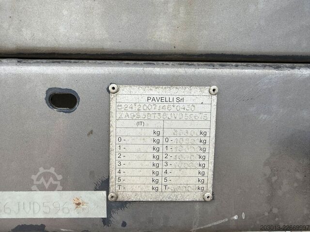 Tieflader-Sattelauflieger  Pavelli Rimorchi S3BT36 Tieflader 3 Achs