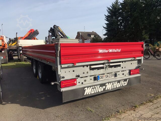 Anhänger mit offener Pritsche Müller-Mitteltal Tandem-Anhänger ETÜ - TA - ER 11,9