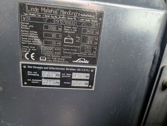 Elektro Plattformwagen Linde W20