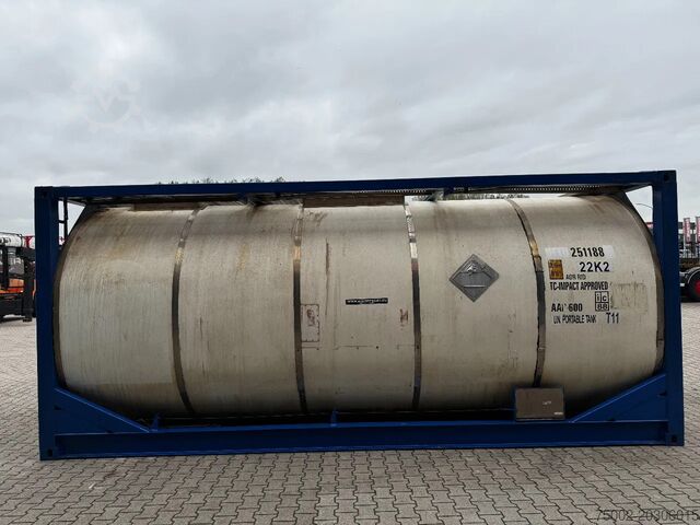 Tank container Van Hool 20FT ISO, 25.000L / 1-COMP /  T11/ valid 2,5Y t...