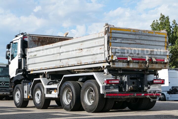 Dreiseitenkipper LKW RENAULT C 520 8x4 Kipper Retarder Kamera Euro 6