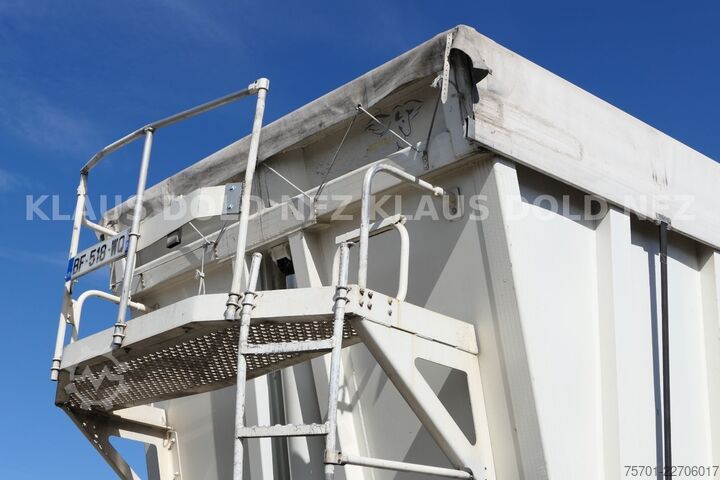 Tipper semitrailer BENALU C34CM501 Kippmulde 56 m³ Plane