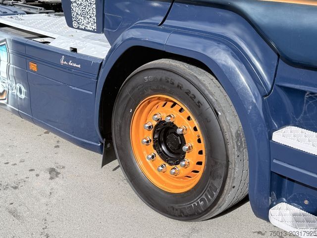 Standard tractor unit SCANIA V8 R580 Topline 6X2, Retarder, Voll-Luft, Leder