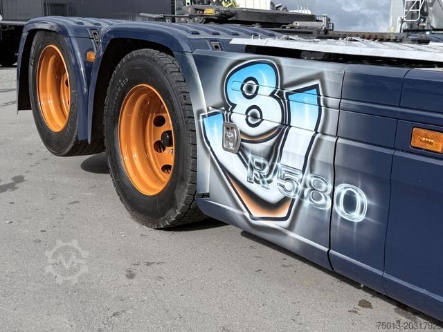 Standard tractor unit SCANIA V8 R580 Topline 6X2, Retarder, Voll-Luft, Leder