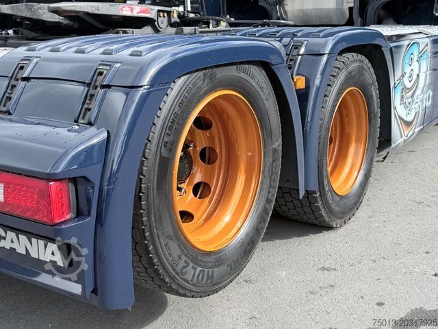 Standard tractor unit SCANIA V8 R580 Topline 6X2, Retarder, Voll-Luft, Leder