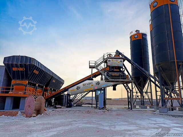 Betonmischanlage / Betonwerk FABO Concrete Batching Plant 180 m3 Compact Concrete Batching Plant