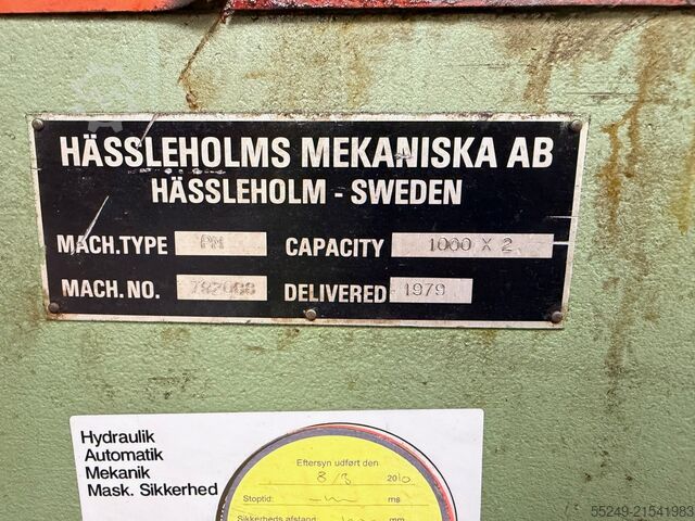 Rohrwalzmaschine 1000 x 2 mm. Roundo 