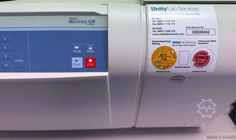 Tisch Zentrifuge Kühlzentrifuge Thermo Fisher Scientific Heraeus Multifuge X3R TX 750