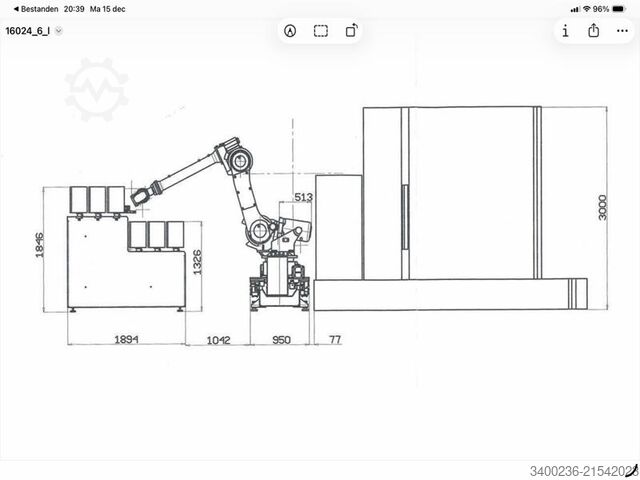 Ortsfeste Maschine Fanuc R-2000 IB/125L