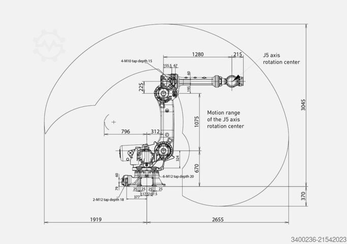 Ortsfeste Maschine Fanuc R-2000 IB/125L