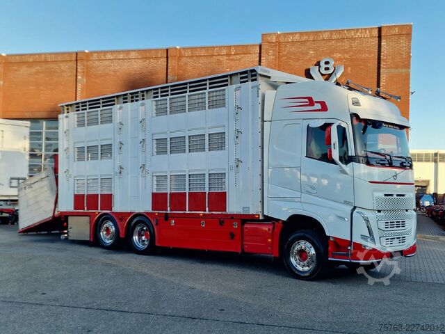 Viehtransport Volvo FH 13.500 XL 6x2 - Pezzaioli livestock 3 deck +...