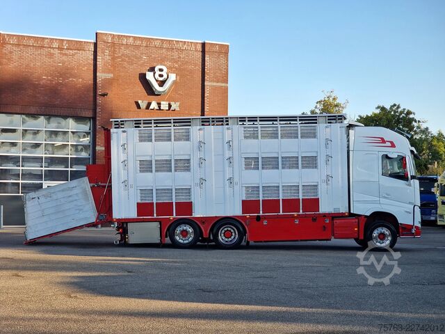 Viehtransport Volvo FH 13.500 XL 6x2 - Pezzaioli livestock 3 deck +...