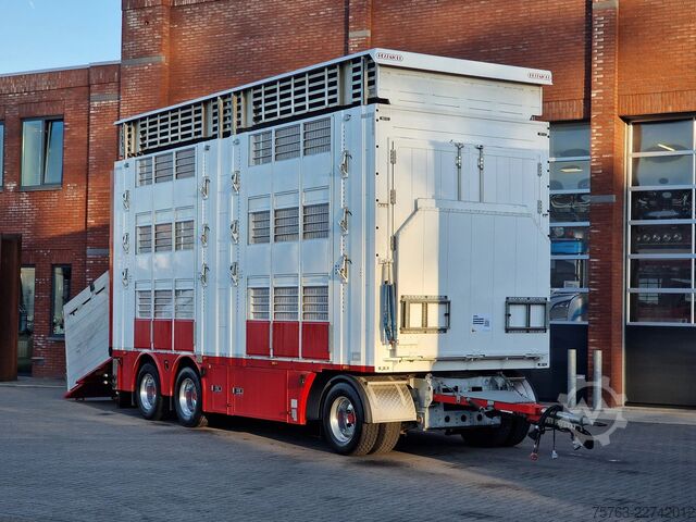 Viehtransport Volvo FH 13.500 XL 6x2 - Pezzaioli livestock 3 deck +...
