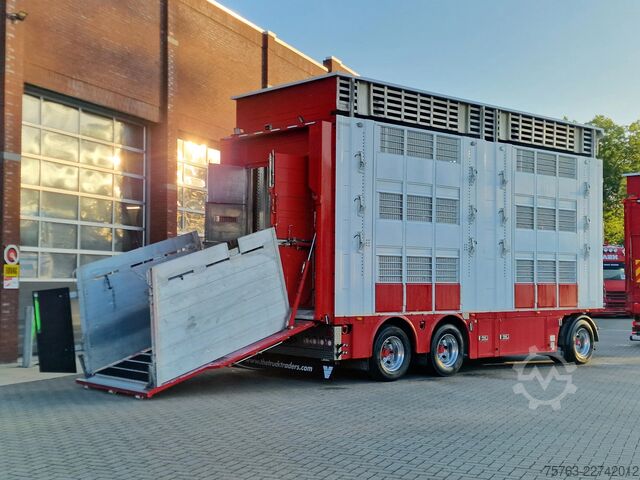 Viehtransport Volvo FH 13.500 XL 6x2 - Pezzaioli livestock 3 deck +...