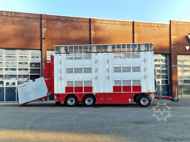 Viehtransport Volvo FH 13.500 XL 6x2 - Pezzaioli livestock 3 deck +...