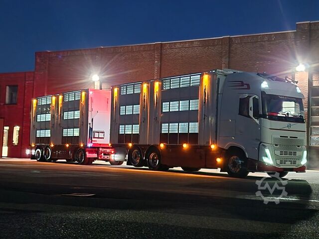 Viehtransport Volvo FH 13.500 XL 6x2 - Pezzaioli livestock 3 deck +...