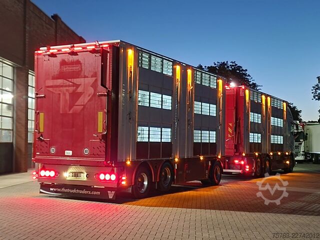 Viehtransport Volvo FH 13.500 XL 6x2 - Pezzaioli livestock 3 deck +...