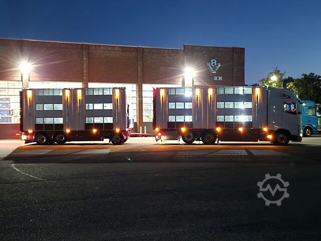 Viehtransport Volvo FH 13.500 XL 6x2 - Pezzaioli livestock 3 deck +...
