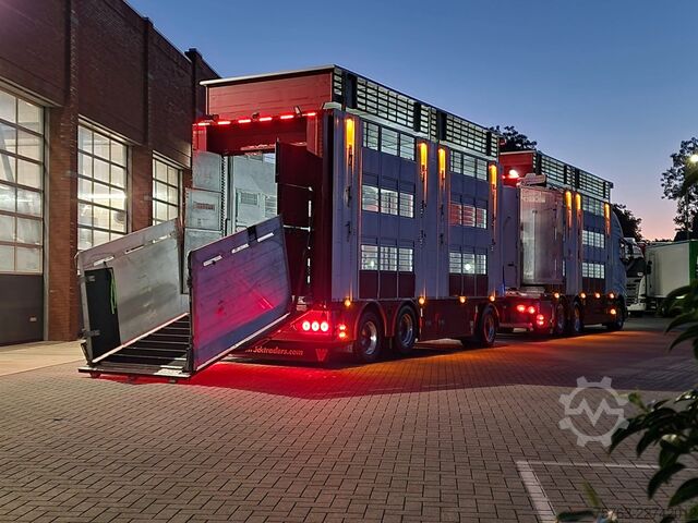 Viehtransport Volvo FH 13.500 XL 6x2 - Pezzaioli livestock 3 deck +...