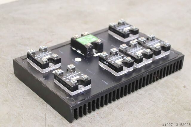 Solid state relay 7 pieces with heat sink opto 22 electromatic 480D45-12 RA4425-D08
