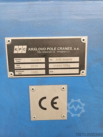 Auslegerkran Královo pole cranes mobile crane 150kg
