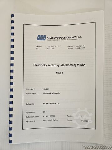 Auslegerkran Královo pole cranes mobile crane 150kg