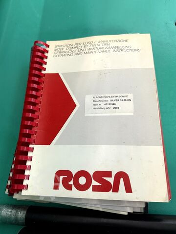 Flachschleifmaschine ROSA ERMANDO Silber 16.8