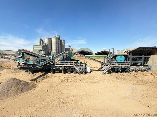Mobile crushing plant Constmach Mobile Crushing Plant 250-300 TPH mobile crushing plant JS-3