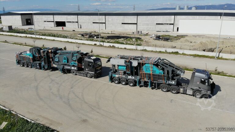 Mobile crushing plant Constmach Mobile Crushing Plant 250-300 TPH mobile crushing plant JS-3
