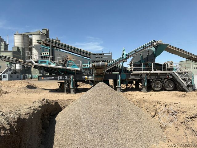 Mobile crushing plant Constmach Mobile Crushing Plant 250-300 TPH mobile crushing plant JS-3