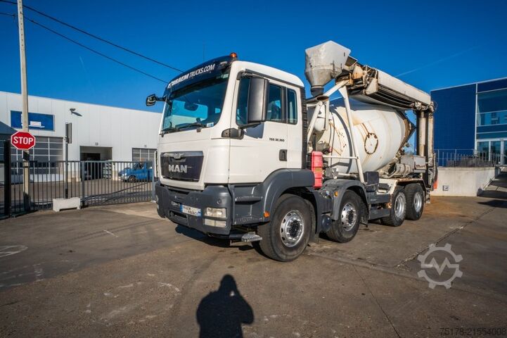 Mixer MAN TGS 32.360 BB+LIEBHERR 8m3+TAPIS THEAMS 12m