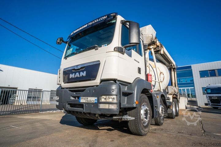 Mixer MAN TGS 32.360 BB+LIEBHERR 8m3+TAPIS THEAMS 12m