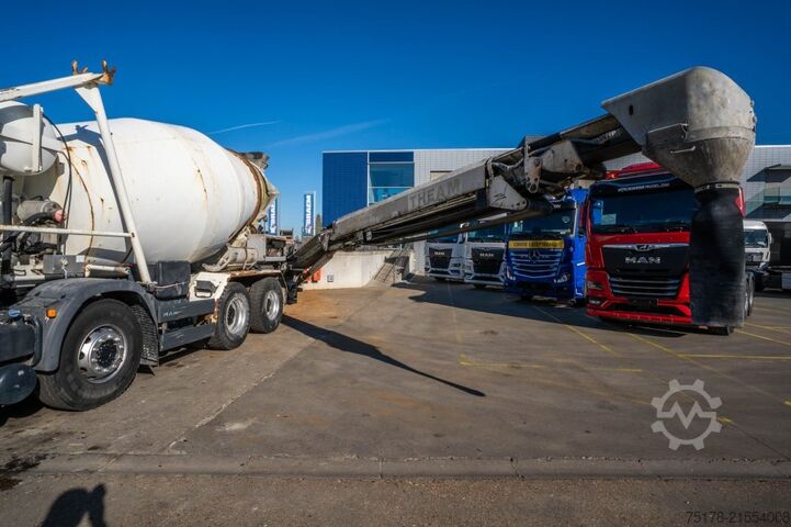 Mixer MAN TGS 32.360 BB+LIEBHERR 8m3+TAPIS THEAMS 12m