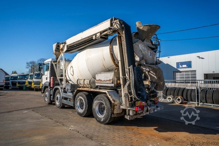 Mixer MAN TGS 32.360 BB+LIEBHERR 8m3+TAPIS THEAMS 12m