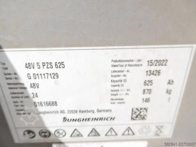 Electric 3-wheel forklift JUNGHEINRICH EFG 216k-330 ZZ