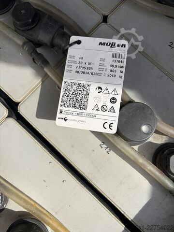 Electric 4-wheel forklift LINDE E 48 P