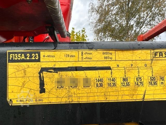 LKW mit Pritsche (offen) DAF LF 320 Pritsche SCHROTTGREIFER KRAN 14m FUNK