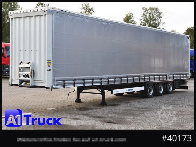 Open semitrailer with tarp KRONE SD, Mega, neue Plane, Code XL, 1 Vorbesitzer