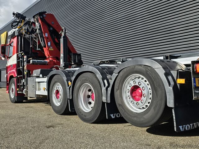 Crane truck Volvo FM 420 8x2 / HIAB HOOKLIFT + 30 t/m CRANE - KRAN