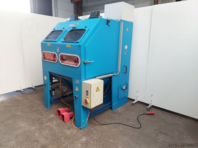 Double blast cabinet with reclamation AUER ST 1200 J-DUO