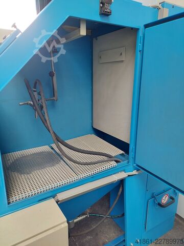 Double blast cabinet with reclamation AUER ST 1200 J-DUO