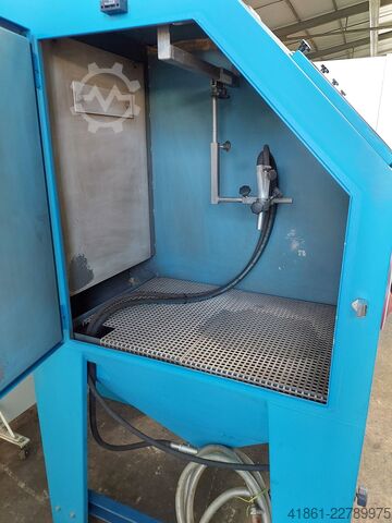 Double blast cabinet with reclamation AUER ST 1200 J-DUO