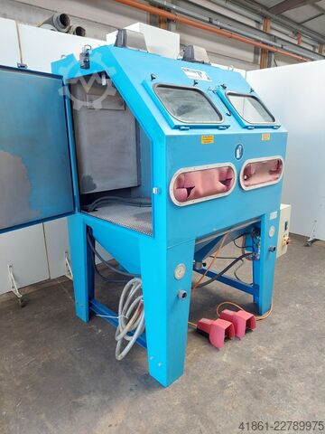 Double blast cabinet with reclamation AUER ST 1200 J-DUO