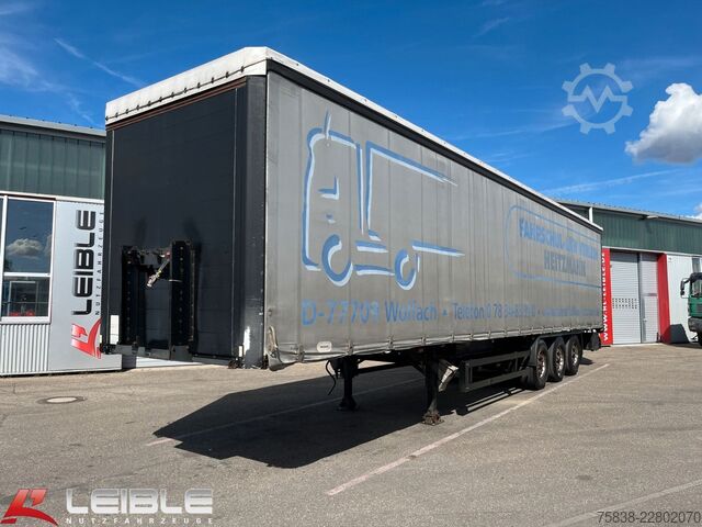 Open semitrailer with tarp KÖGEL SNCO 24*Standard Tautliner*Liftachse*BPW-Disc*
