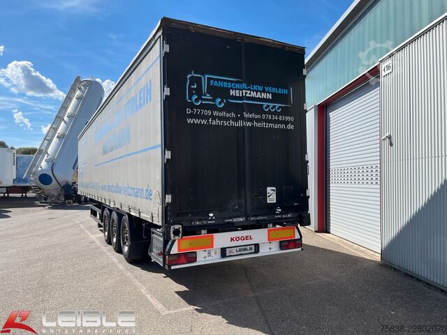 Open semitrailer with tarp KÖGEL SNCO 24*Standard Tautliner*Liftachse*BPW-Disc*
