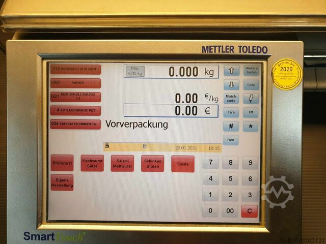 METTLER TOLEDO TOUCHSGREEN WAAGE FLEISCH METTLER TOLEDO UC3-SPCT-A