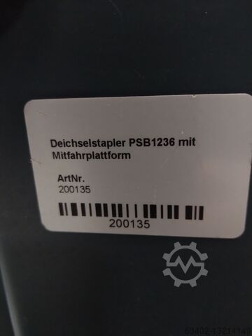Mitfahr-Deichselstapler PROTEUS-LIFT PS B12