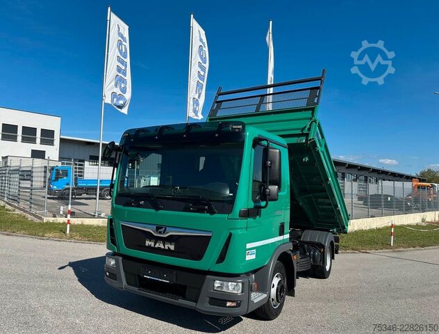 Three-way tipper van MAN TGL8.220Meiller/3-Sitze/NL2,9To/2xAHK/72 tkm/Top