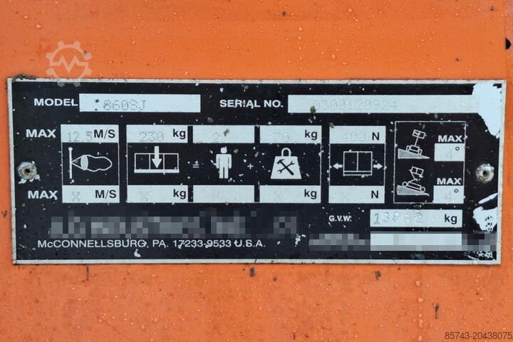 Gelenkteleskoparbeitsbühne JLG 860SJ Diesel, 4x4 Drive, 28.2m Working Height, 22.